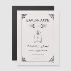 Beauty and the Beast   Fairy Tale - Save the Date Magnetic Invitation