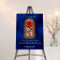 Beauty and the Beast Fairytale Rose on Blue