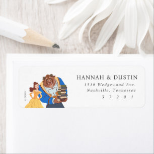 Beauty and the Beast Fairytale Wedding Label