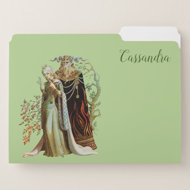 Beauty and the Beast File Folders (Front Right)