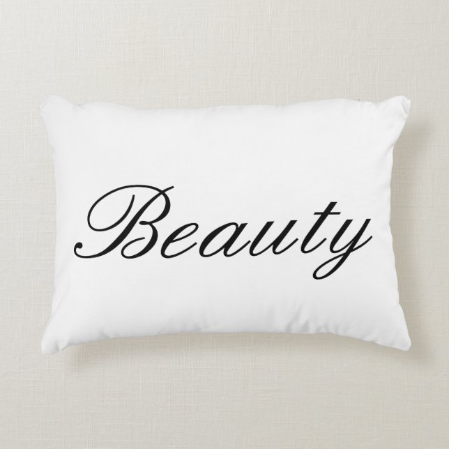 Beauty and the Beast funny bedroom throw pillow (Front)