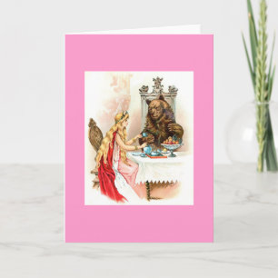 Beauty and the Beast Greeting Card