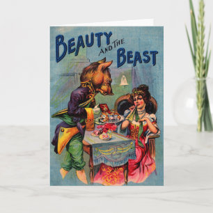 Beauty and the Beast, Greeting Card