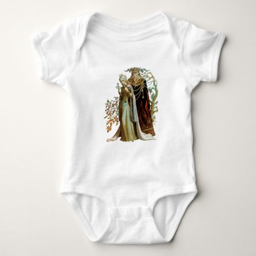 Beauty and the Beast  Infant Organic Baby Bodysuit