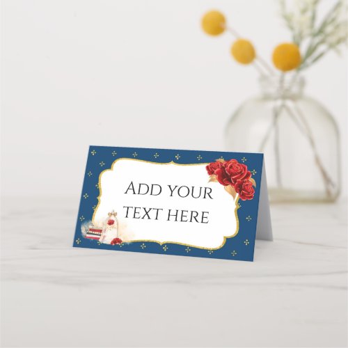 Beauty and The Beast Inspired Wedding Place Card
