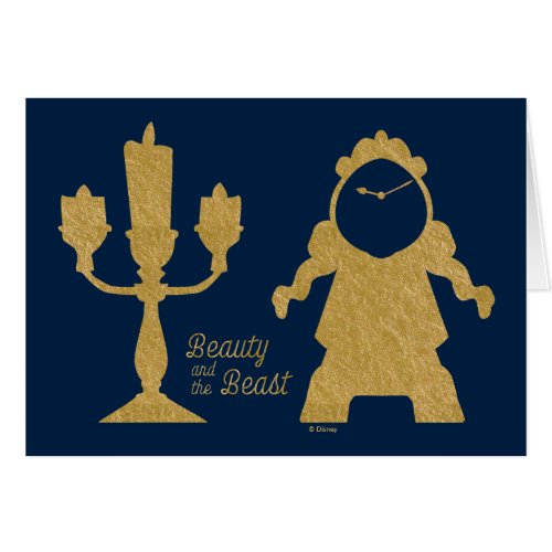 Beauty And The Beast  Lumiere  Cogsworth