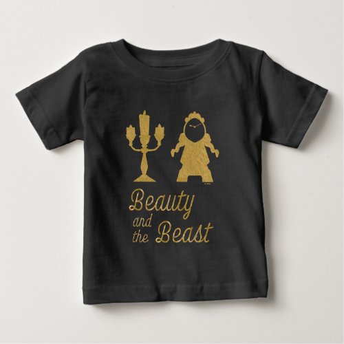 Beauty And The Beast  Lumiere  Cogsworth Baby T_Shirt