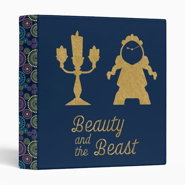 Beauty And The Beast | Lumiere & Cogsworth Binder (Front/Spine)