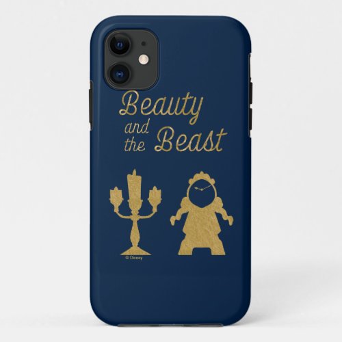 Beauty And The Beast  Lumiere  Cogsworth iPhone 11 Case