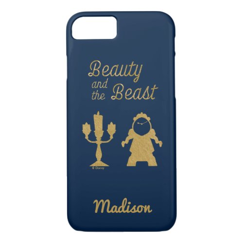 Beauty And The Beast  Lumiere  Cogsworth iPhone 87 Case