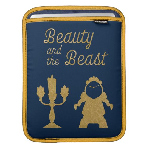 Beauty And The Beast  Lumiere  Cogsworth iPad Sleeve