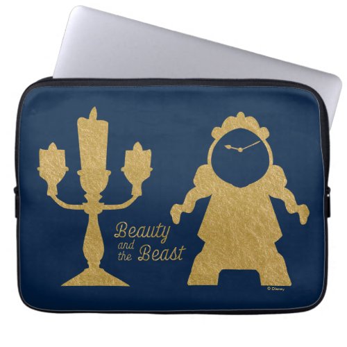 Beauty And The Beast  Lumiere  Cogsworth Laptop Sleeve