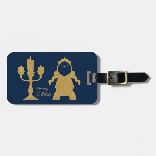Beauty And The Beast  Lumiere  Cogsworth Luggage Tag