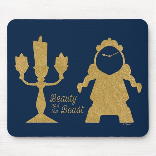 Beauty And The Beast  Lumiere  Cogsworth Mouse Pad