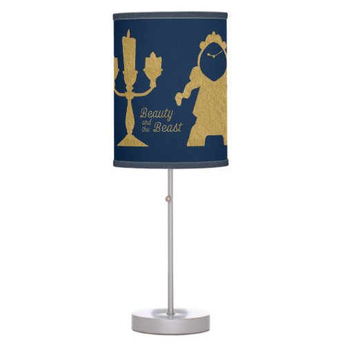 Beauty And The Beast  Lumiere  Cogsworth Table Lamp