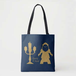Beauty And The Beast   Lumiere & Cogsworth Tote Bag