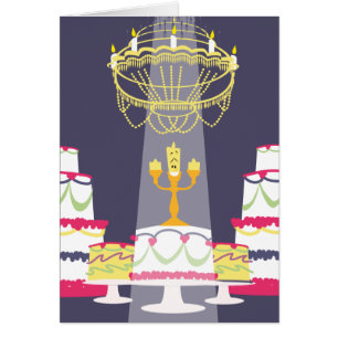 Beauty And The Beast Lumiere With Cakes