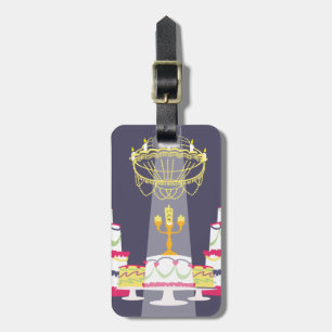 Beauty And The Beast   Lumiere With Cakes Luggage Tag