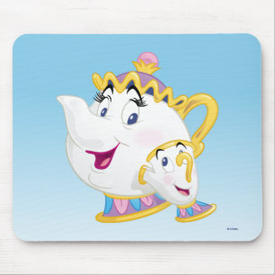 Beauty And The Beast Mrs. Potts And Chip Mouse Pad