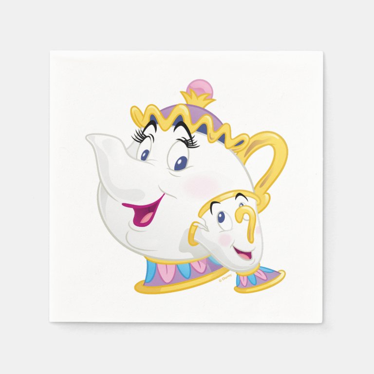 Beauty And The Beast | Mrs. Potts And Chip Napkins