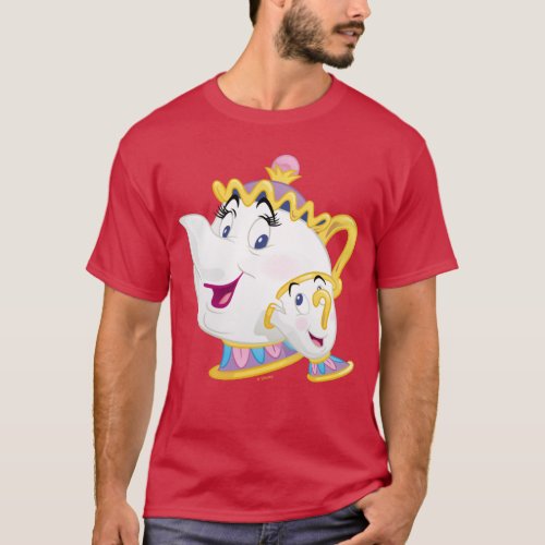 Beauty And The Beast  Mrs Potts And Chip T_Shirt