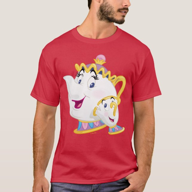 Beauty And The Beast | Mrs. Potts And Chip T-Shirt (Front)
