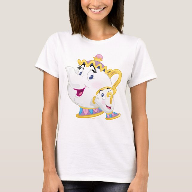 Beauty And The Beast | Mrs. Potts And Chip T-Shirt (Front)