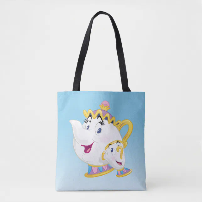 Beauty And The Beast Mrs. Potts And Chip Tote Bag