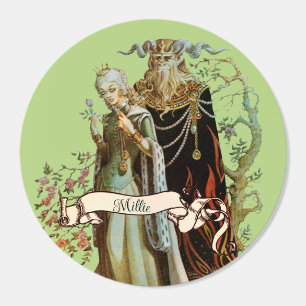 Beauty and the Beast Personalized Classic Round Sticker