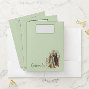 Beauty and the Beast Personalized Pocket Folder