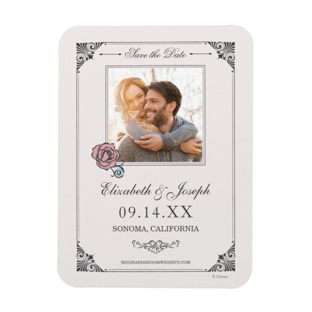 Beauty and the Beast | Photo Save the Date Magnet (Vertical)