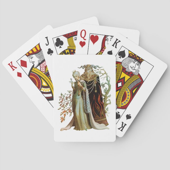 Beauty and the Beast Playing Cards (Back)