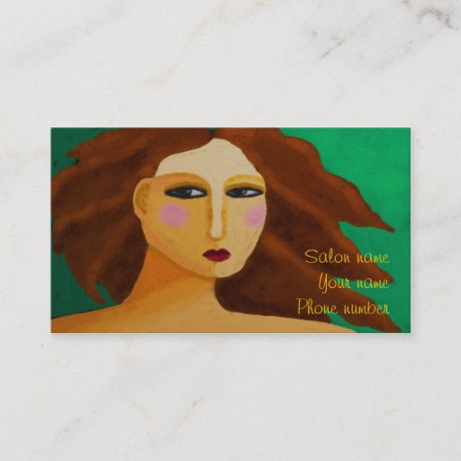 Customizable Beauty Business Card