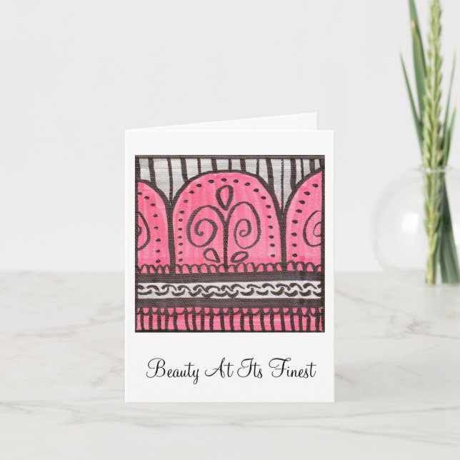 Beauty At Its Finest; I Love You Mom Classy Design Holiday Card (Front)