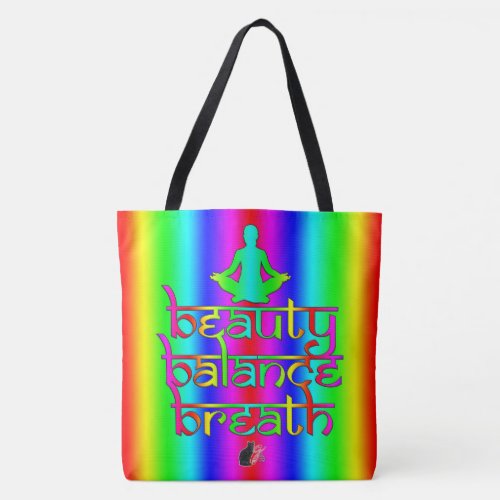 Beauty Balance Breath Tote Bag