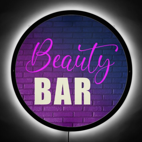 Beauty Bar LED Sign