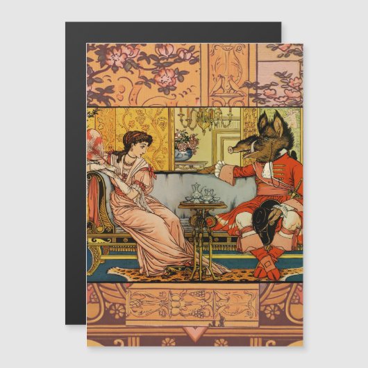 Beauty Beast Classic Fairy Tale Characters (Front/Back)