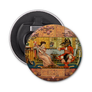 Beauty Beast Classic Fairy Tale Characters Bottle Opener