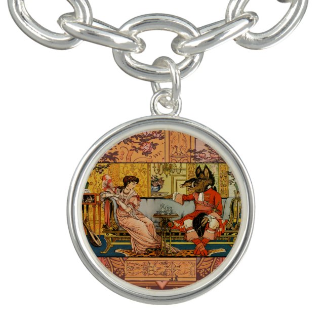 Beauty Beast Classic Fairy Tale Characters Bracelet (Design)