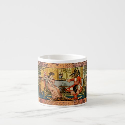 Beauty Beast Classic Fairy Tale Characters Espresso Cup