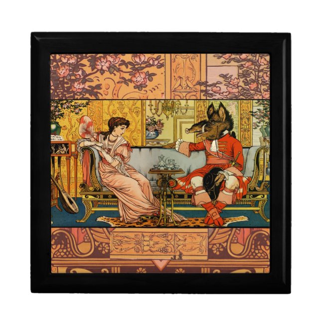 Beauty Beast Classic Fairy Tale Characters Gift Box (Front)