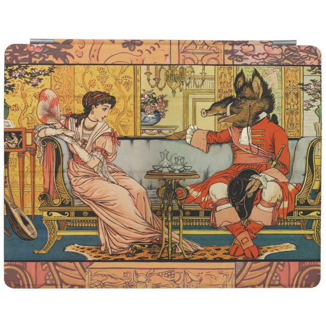 Beauty Beast Classic Fairy Tale Characters iPad Smart Cover (Horizontal)