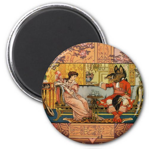 Beauty Beast Classic Fairy Tale Characters Magnet