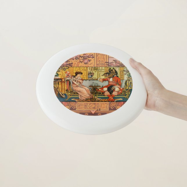 Beauty Beast Classic Fairy Tale Characters Wham-O Frisbee (In Hand)