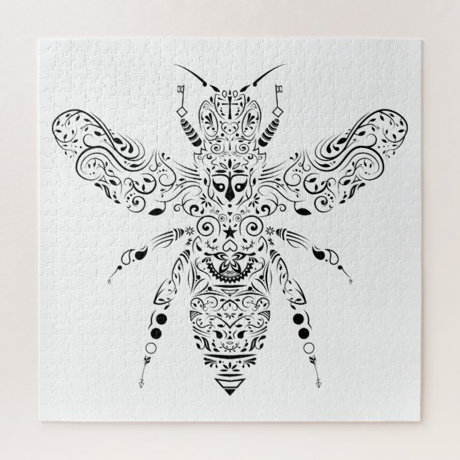beauty bee jigsaw puzzle (Vertical)