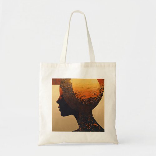 Beauty begins the moment you decide to be yourself tote bag