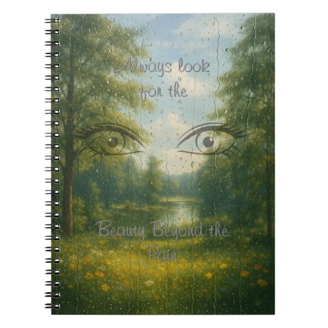 Beauty Beyond the Pain Print Notebook (Front)