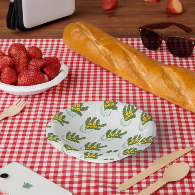 Beauty Blooms from New Beginnings–Symbolic Floral Paper Bowls (Picnic)