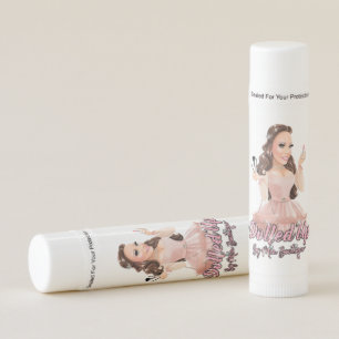 Beauty Brand Portrait Logo Chap Stick Merch Lip Balm