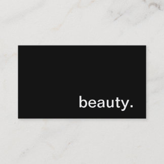Beauty Business Card
